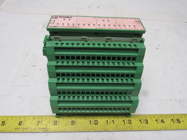 Phoenix IB STME 24 BDO 16 /3-500 16 Digital Output 24VDC Module Terminal Block