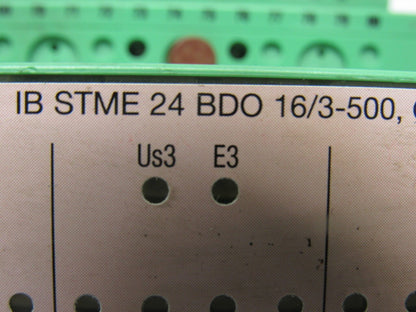 Phoenix IB STME 24 BDO 16 /3-500 16 Digital Output 24VDC Module Terminal Block
