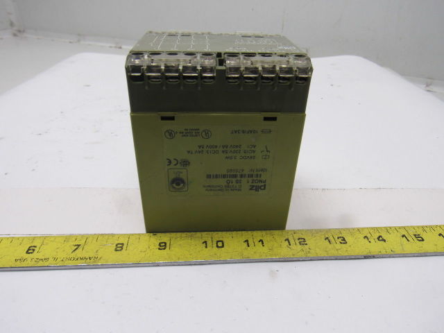 Pilz PNOZ 1 3S/1O ID Nr. 475695 E-Stop Safety Gate Relay 24VDC