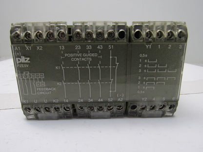 Pilz 474965 Delayed Expander Module Safety Relay 24VDC