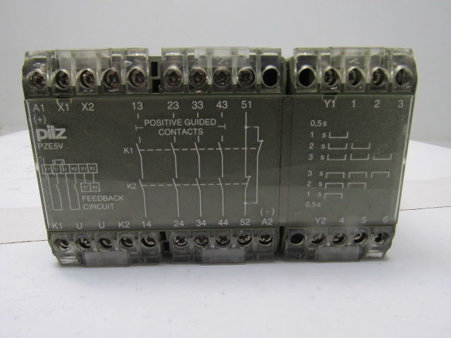 Pilz 474965 Delayed Expander Module Safety Relay 24VDC