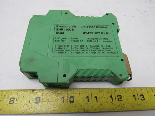 Prodimo V01 X2422.107.01.01 Injector Switch Terminal Module
