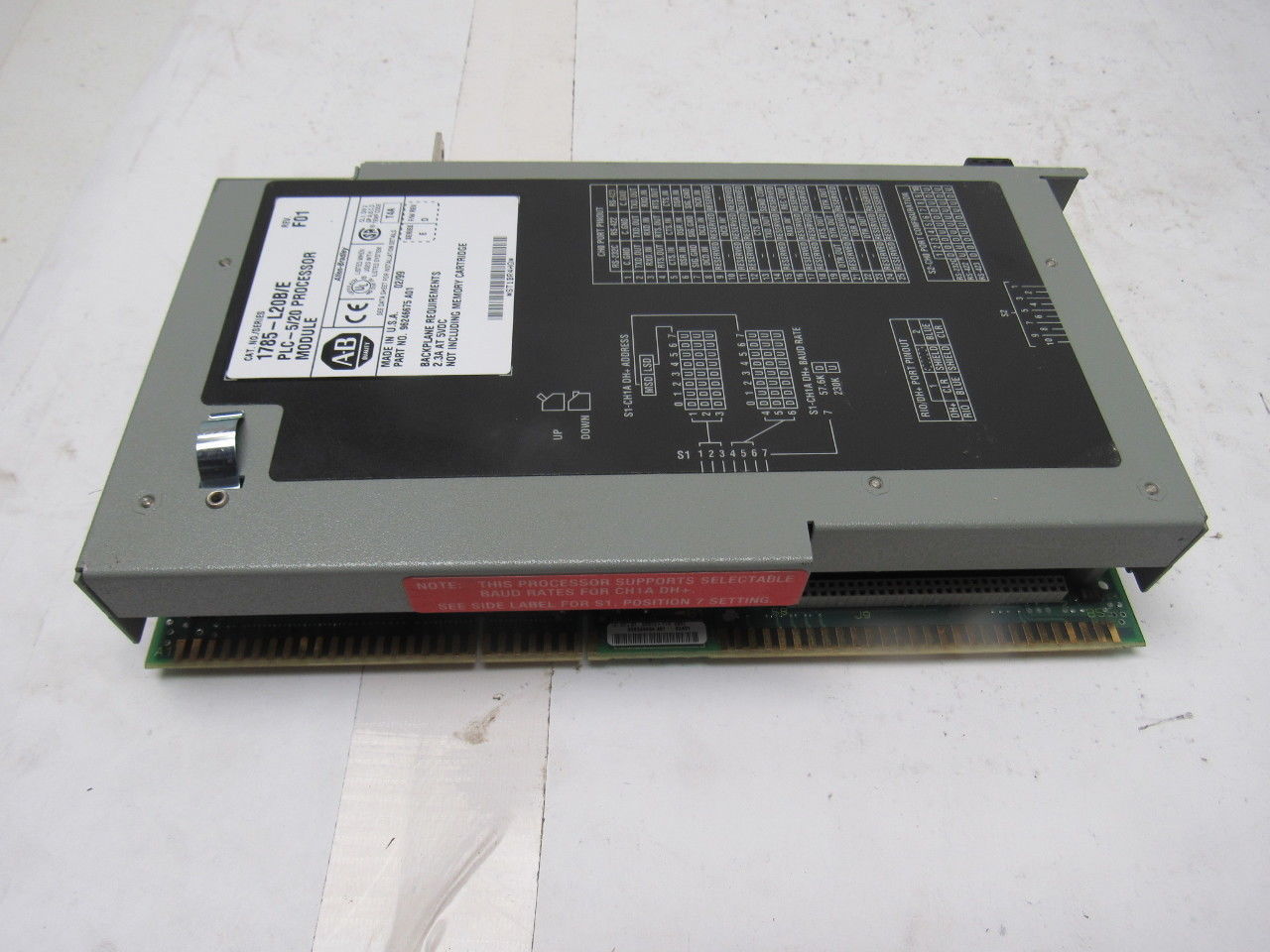 Allen Bradley 96246675 A01 1785-L20B/E Rev F01 Processer Module PLC-5/20 W/ Key