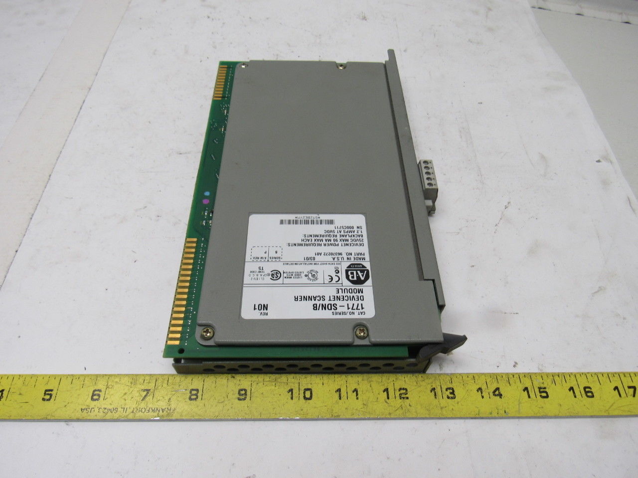 Allen Bradley 1771-SDN/B N01 96370272 A01 Devicenet Scanner Module