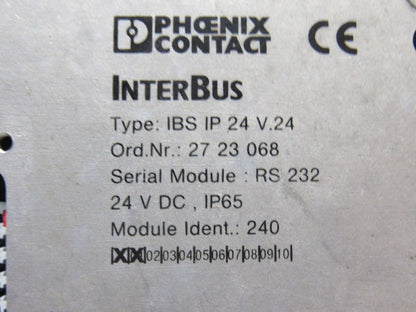 Phoenix Contact 2723068 Communication Module InterBus IBS IP 24 V.24