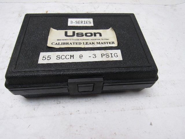 Uson Leak Master B-Series 55 SCC/Min @ -3 PSI Vacuum Leak Detector Quick Connect