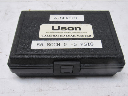 Uson Leak Master A-Series 55 SCC/Min @ -3 PSI Vacuum Leak Detector Quick Connect
