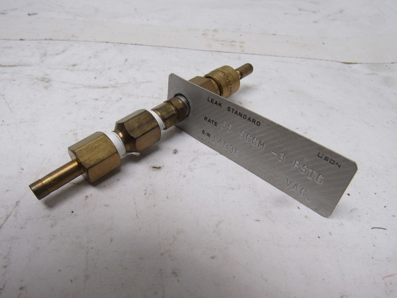Uson Leak Master A-Series 55 SCC/Min @ -3 PSI Vacuum Leak Detector Quick Connect