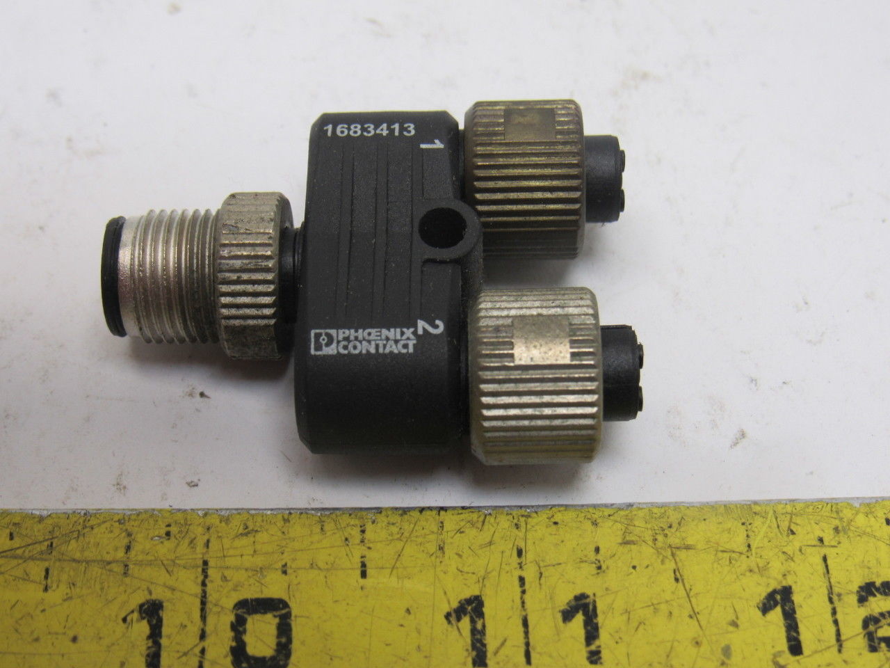 Phoenix Contact 1683413 M12 Mini 4-Pin 2 Way Splitter Devicenet ...
