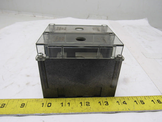 Gould Shawmut 66592 600V 2 Pole 2/0-#14 Line To 10 #6-#14 Wire Terminal Block