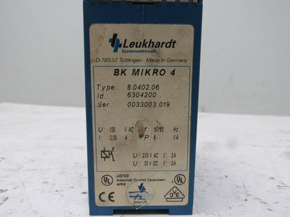 Leukhardt 8.0402.06 Time Delay Relay