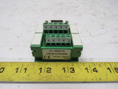 Phoenix Contact Nr 2962722 UM 45-D 9SUB/B Varioface Interface Module