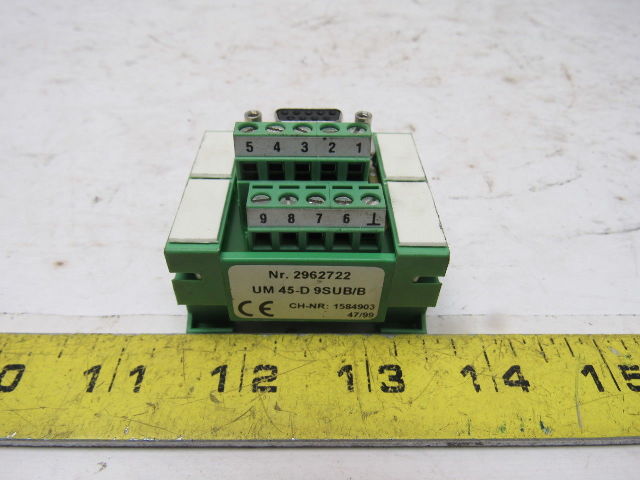 Phoenix Contact Nr 2962722 UM 45-D 9SUB/B Varioface Interface Module