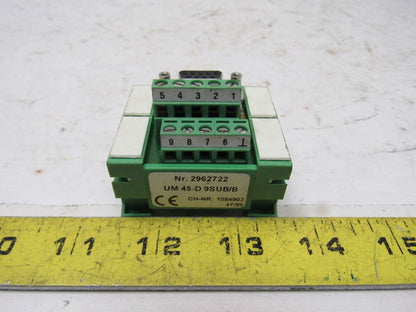 Phoenix Contact Nr 2962722 UM 45-D 9SUB/B Varioface Interface Module