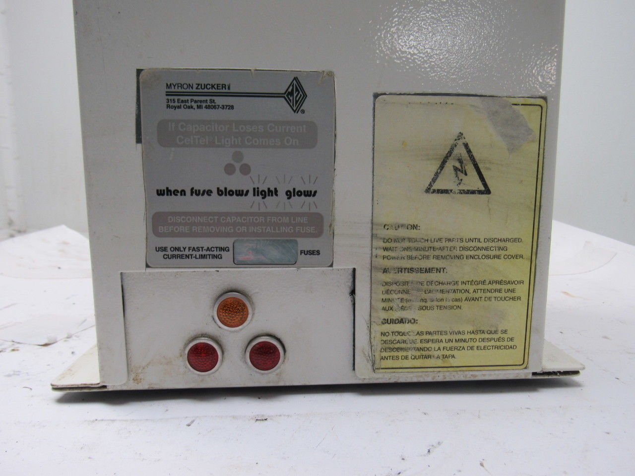 Myron Zucker KIM43002-3 Calmount 2-KVAR Capacitor 480V