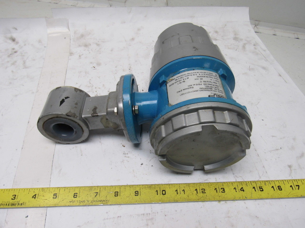Fischer Porter 10D1475WN09PL28AC11C1112E1 Magnetic Liquid Flow Meter 1"