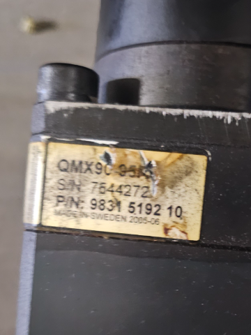 Atlas Copco 9831519210 QMX90-95RT Electric Industrial Nutrunner 1" 6000RPM Max
