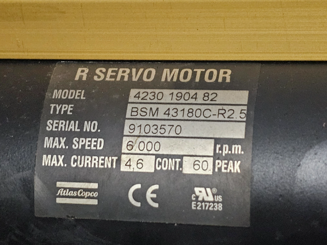 Atlas Copco 9831519210 QMX90-95RT Electric Industrial Nutrunner 1" 6000RPM Max