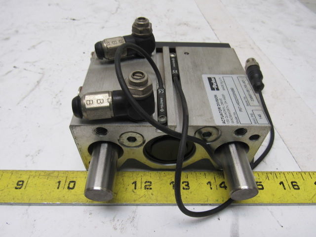 Parker P5T-H032SGSN050 Compact Guided Pneumatic Cylinder 32mm Bore 050mm Stroke