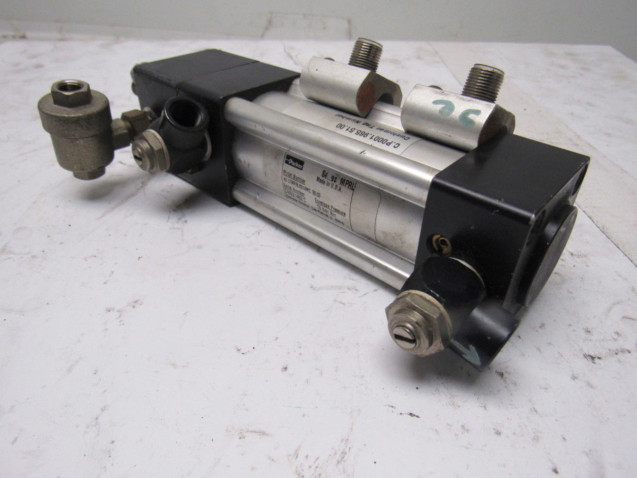 Parker 40 CTMPRLRS14MC-50.00 Rod Lock Pneumatic Cylinder 40mm Bore 50mm Stroke