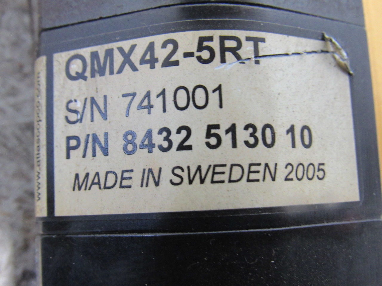 Atlas Copco QMX42-5RT Electric Industrial Nutrunner 3/8" 12,000RPM Max