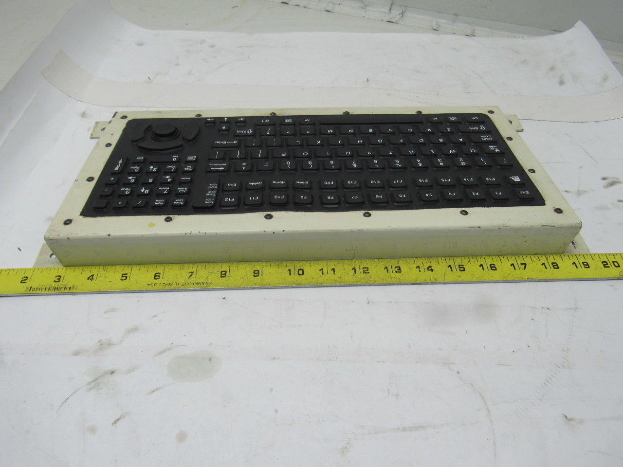 Stealth Computer OEM-5000 Industrial Keyboard Rubber Overlay Spill Proof