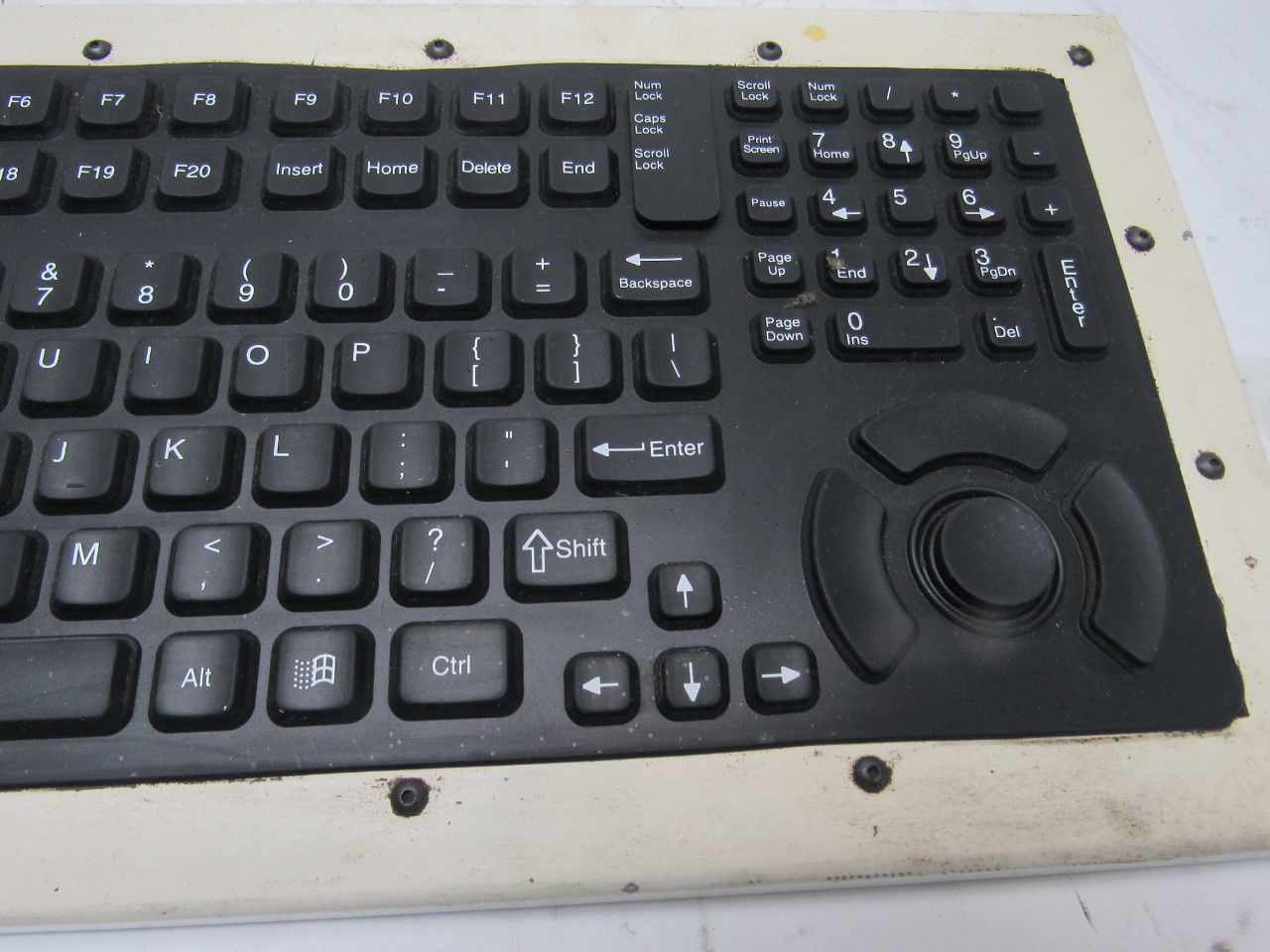 Stealth Computer OEM-5000 Industrial Keyboard Rubber Overlay Spill Proof