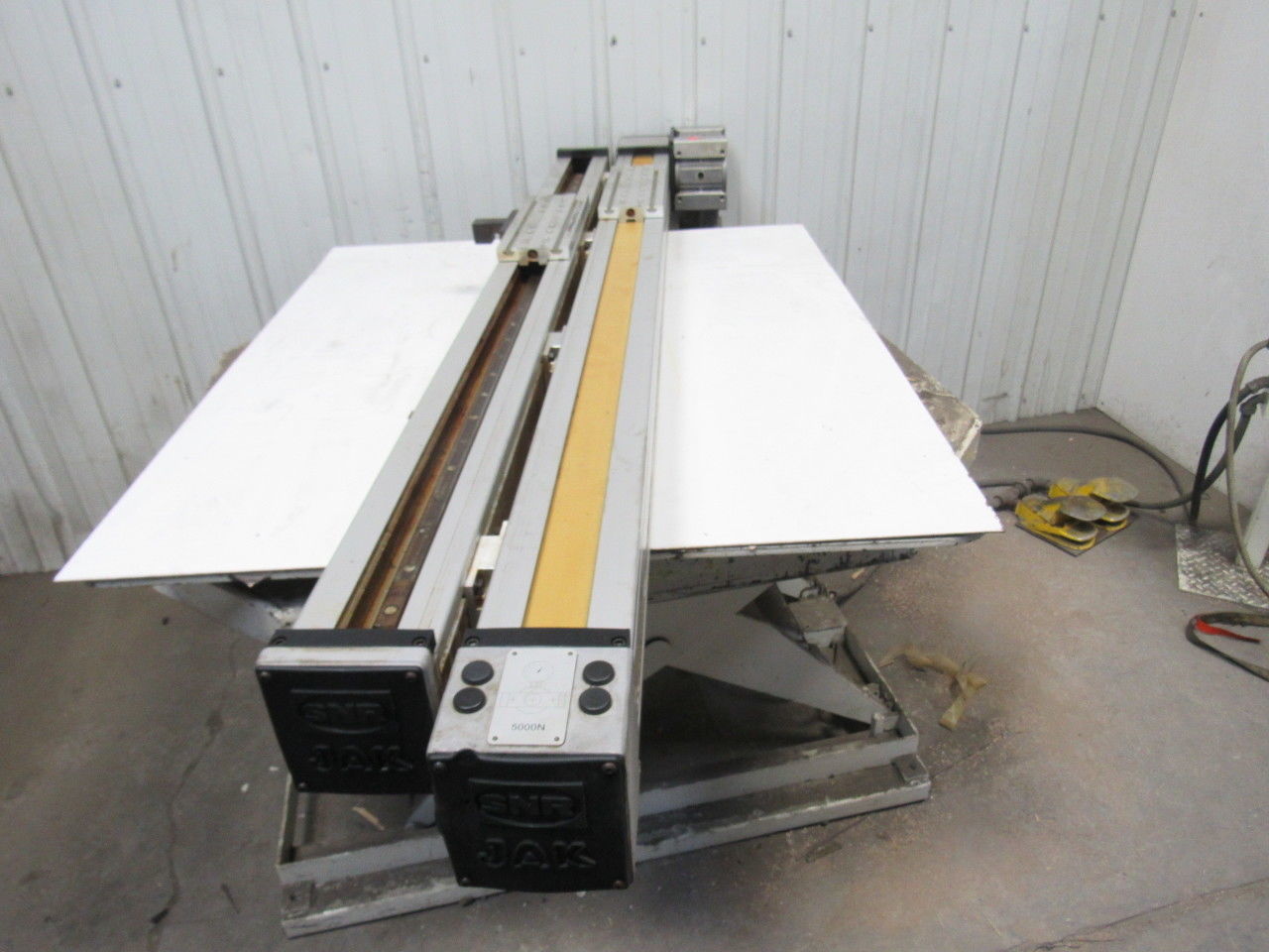 SNR Belt Drive Linear Actuator 63" Travel W/Gear Box &  Non-powered Slide