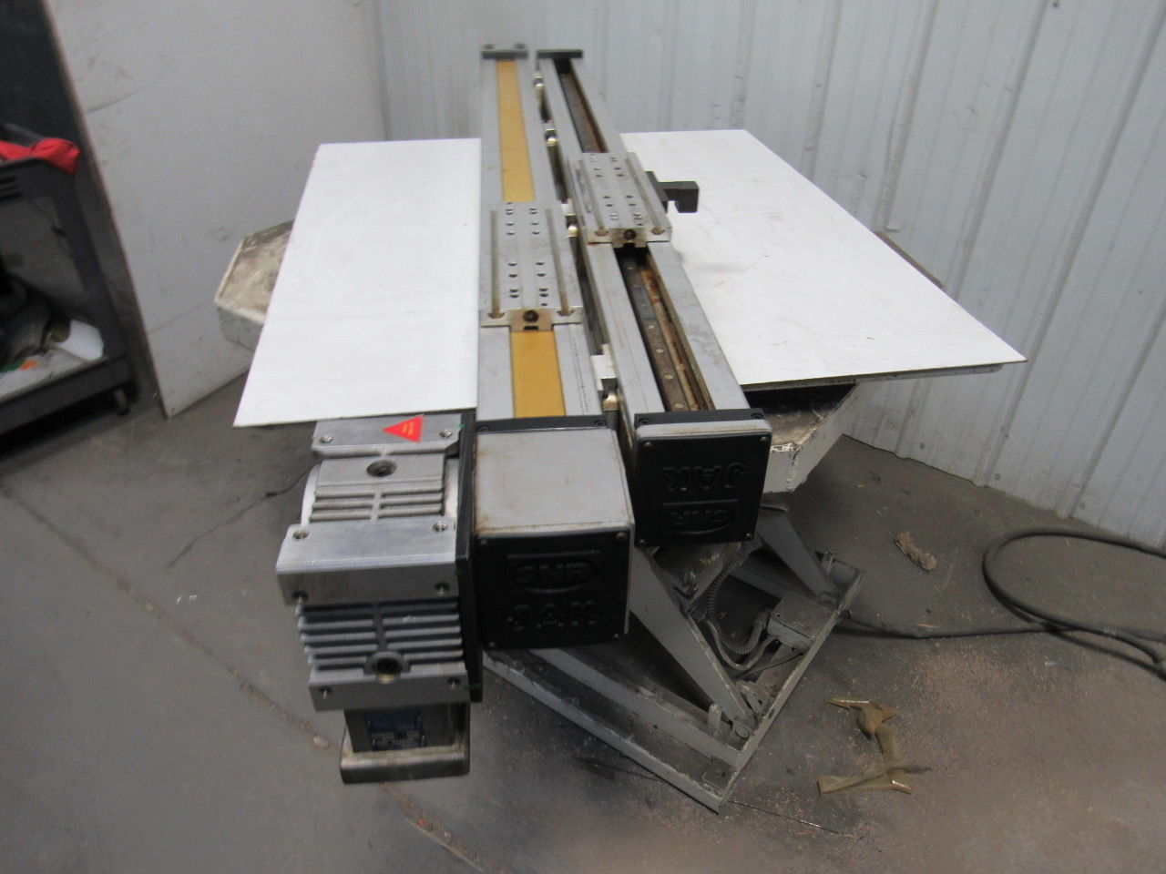 SNR Belt Drive Linear Actuator 63" Travel W/Gear Box &  Non-powered Slide