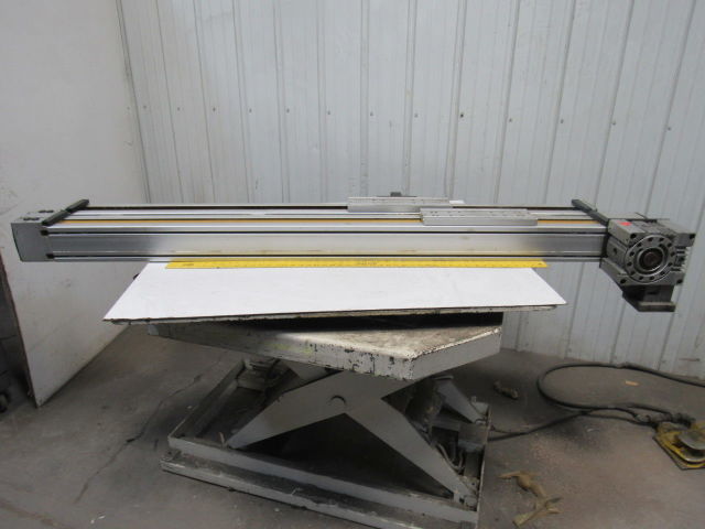SNR Belt Drive Linear Actuator 63" Travel W/Gear Box &  Non-powered Slide