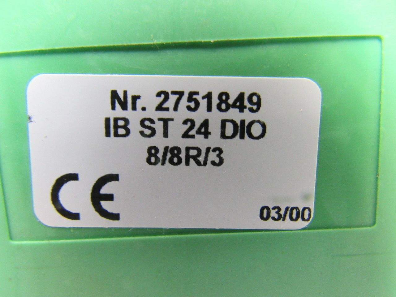 Phoenix Contact 2751849 IB ST 24 DIO 8/8R/3 Input Output Module