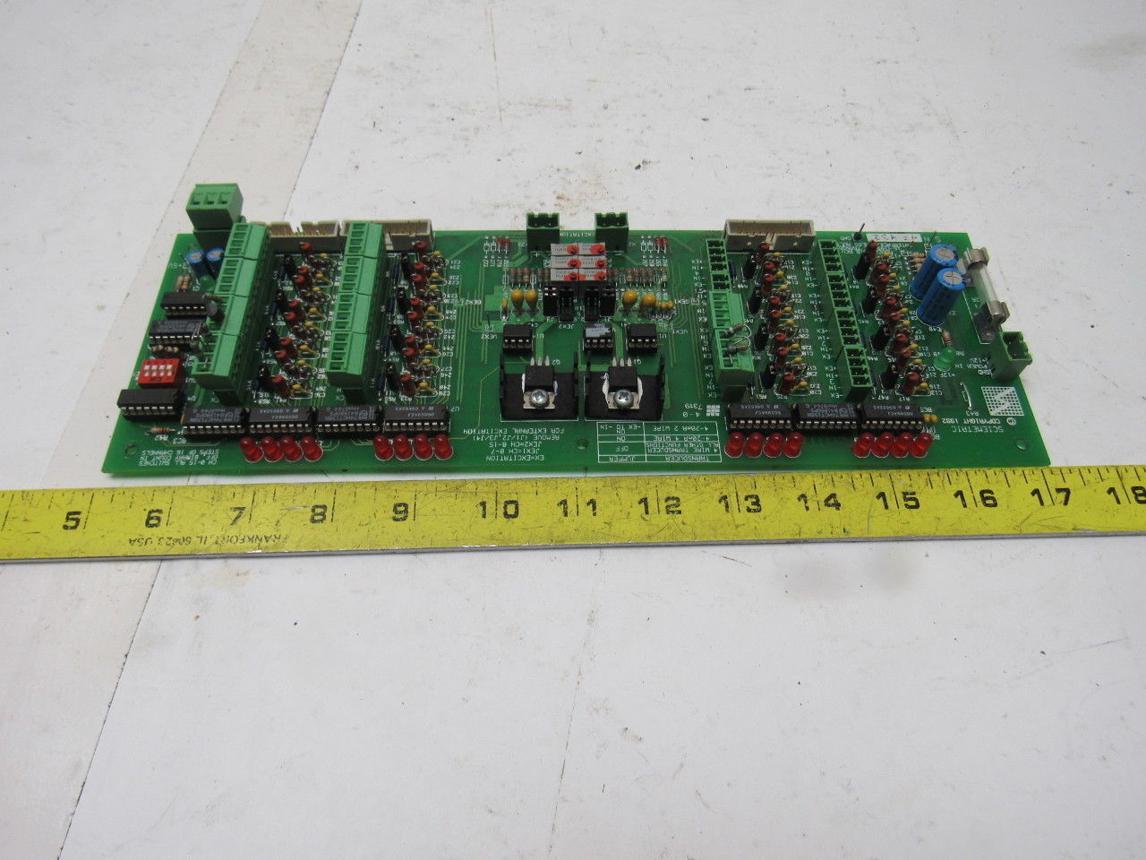 Sciemetric 251B REV 1 16-Channel Transducer Interface Multiplexer Circuit Board