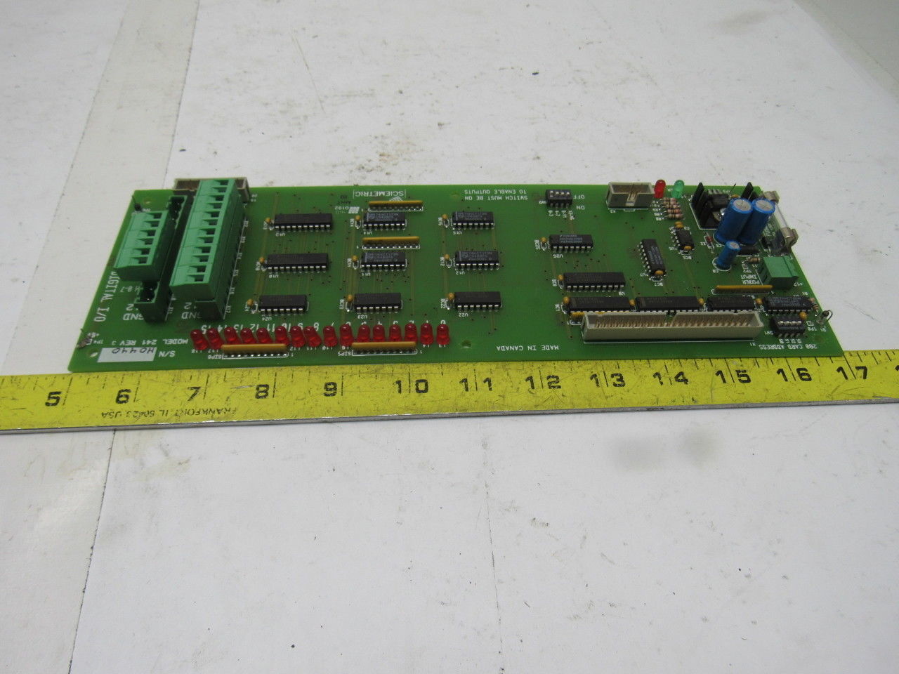 Sciemetric Model 241 Rev 3 16 Channel Digital I/O Board