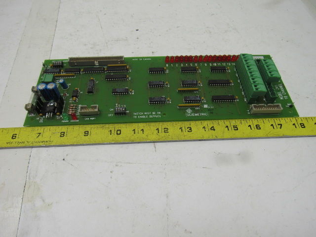 Sciemetric Model 241 Rev 3 16 Channel Digital I/O Board