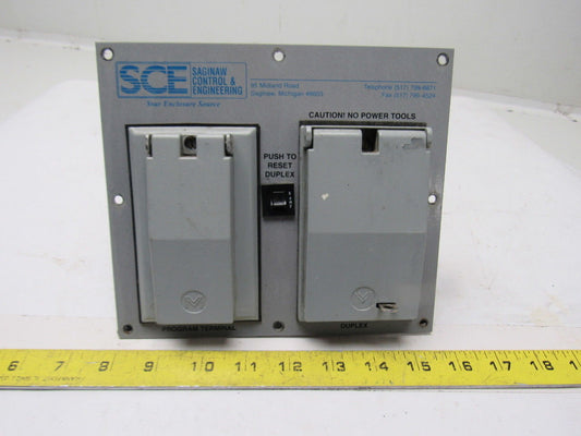 Saginaw Control & Engineering CRB-DHT 3 Amp Fused 120V Duplex Program Terminal