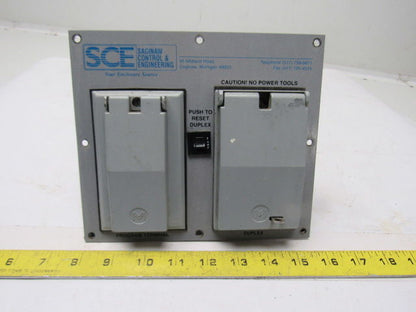 Saginaw Control & Engineering CRB-DHT 3 Amp Fused 120V Duplex Program Terminal