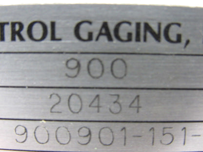 Control Gaging Inc 900901-151-2000 Gaging Monitor Control 110V