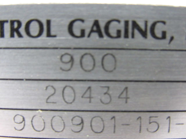 Control Gaging Inc 900901-151-2000 Gaging Monitor Control 110V
