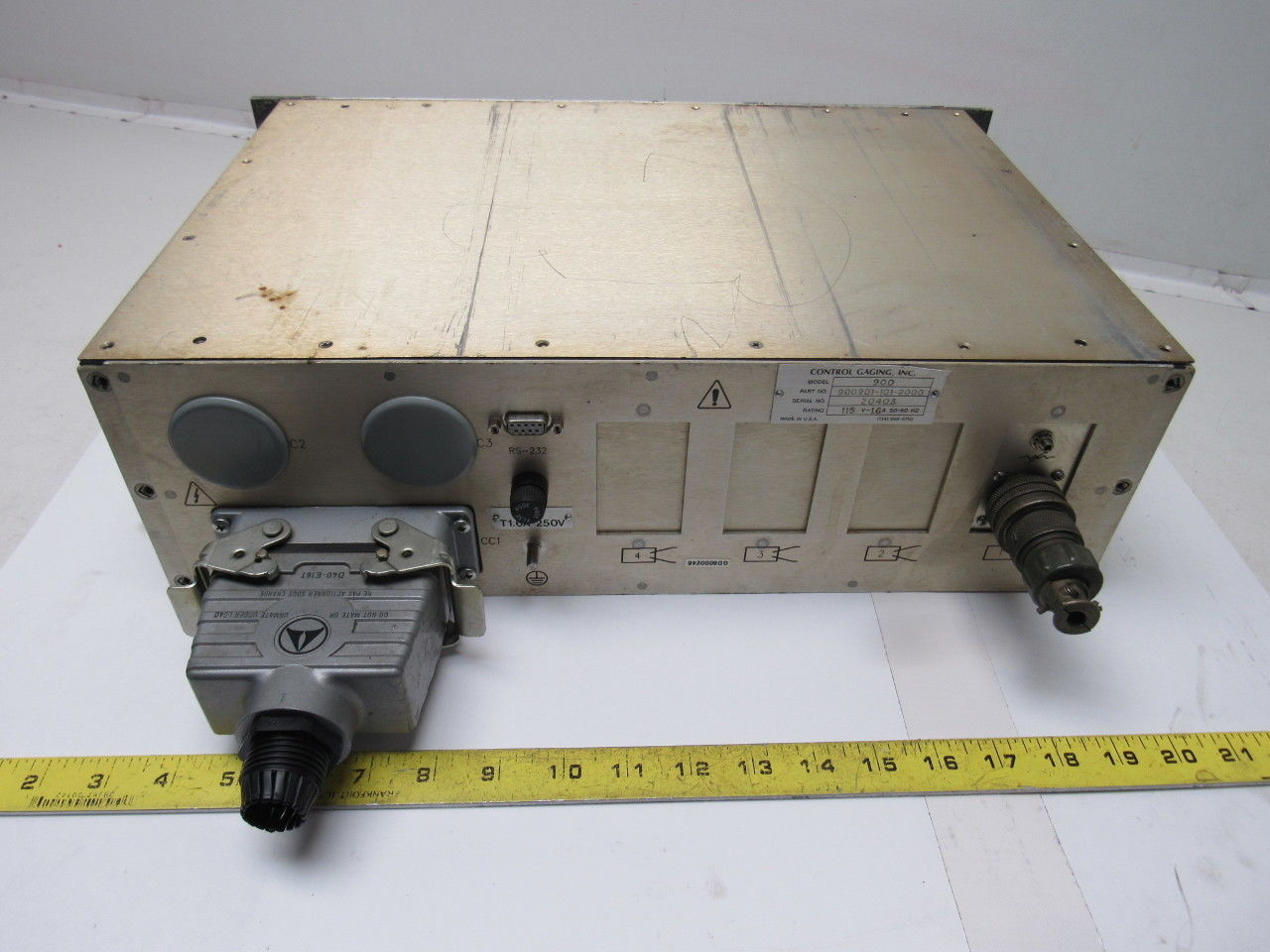 Control Gaging Inc 900901-101-2000 Model 900 Gaging Monitor Control 110V