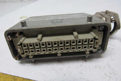 HTS 24 Pin Side Entry Panel Mount Electrical Connector 600V