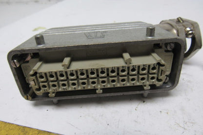 HTS 24 Pin Side Entry Panel Mount Electrical Connector 600V