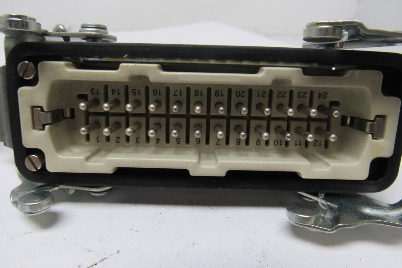 HTS 24 Pin Side Entry Panel Mount Electrical Connector 600V