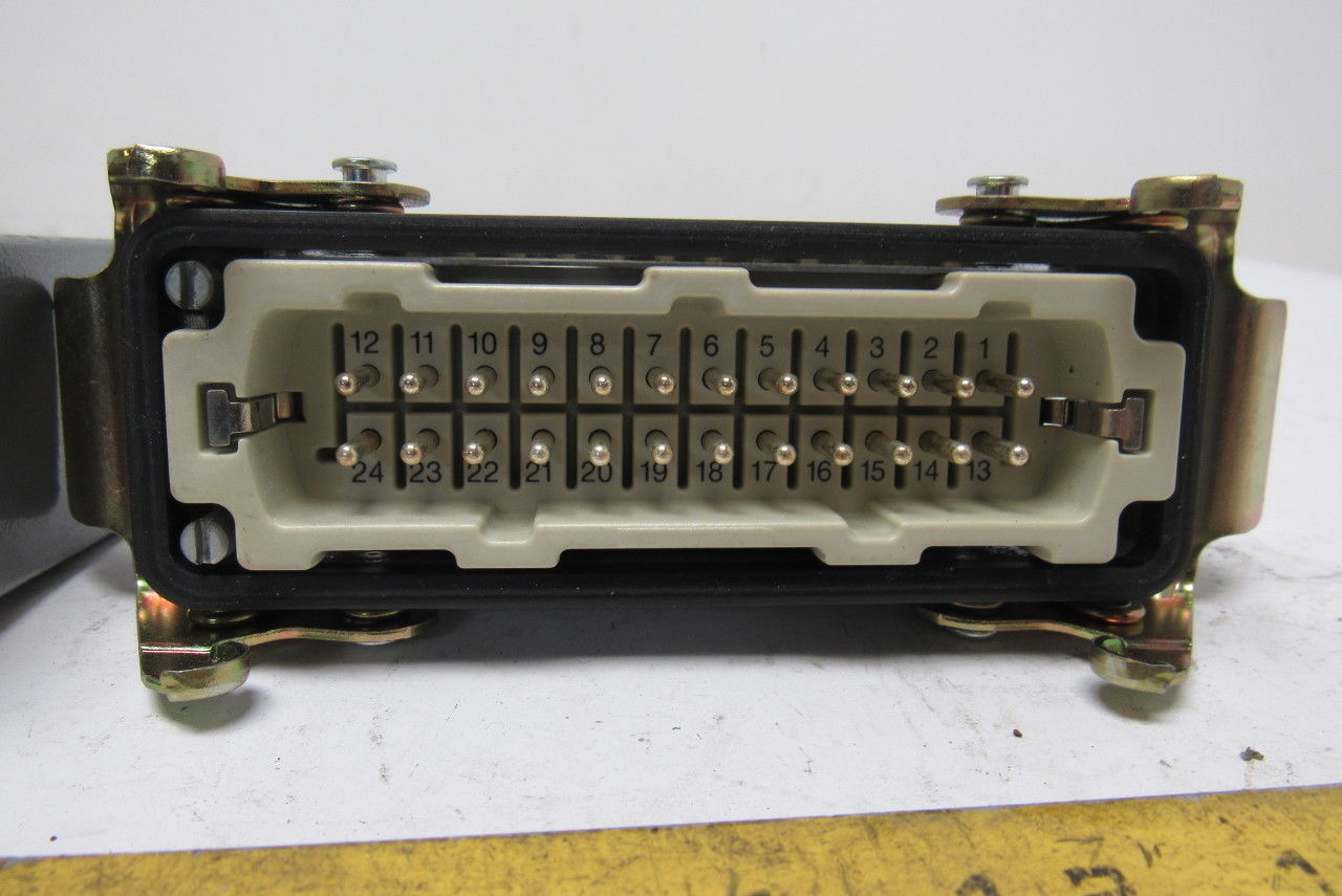 Weidmuller HDC-HE-24BS 400V 24 Pin Side Entry Cable Connector