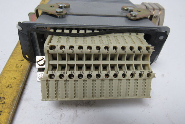Weidmuller HDC-HE-24BS 400V 24 Pin Side Entry Cable Connector
