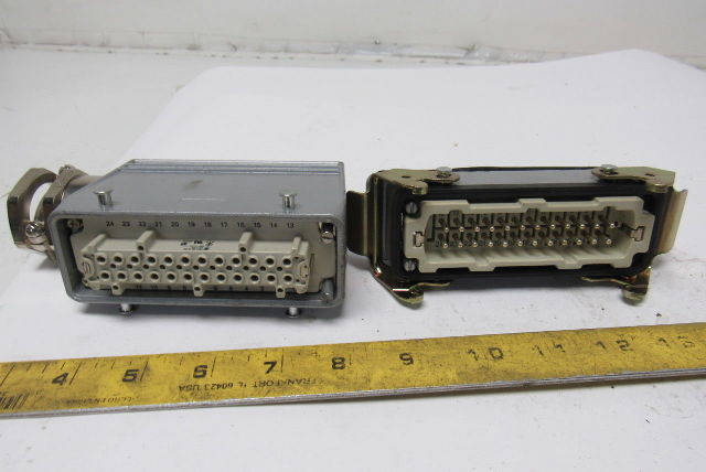 Weidmuller HDC-HE-24BS 400V 24 Pin Side Entry Cable Connector