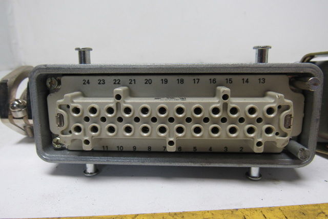 Weidmuller HDC-HE-24BS 400V 24 Pin Side Entry Cable Connector