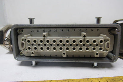 Weidmuller HDC-HE-24BS 400V 24 Pin Side Entry Cable Connector