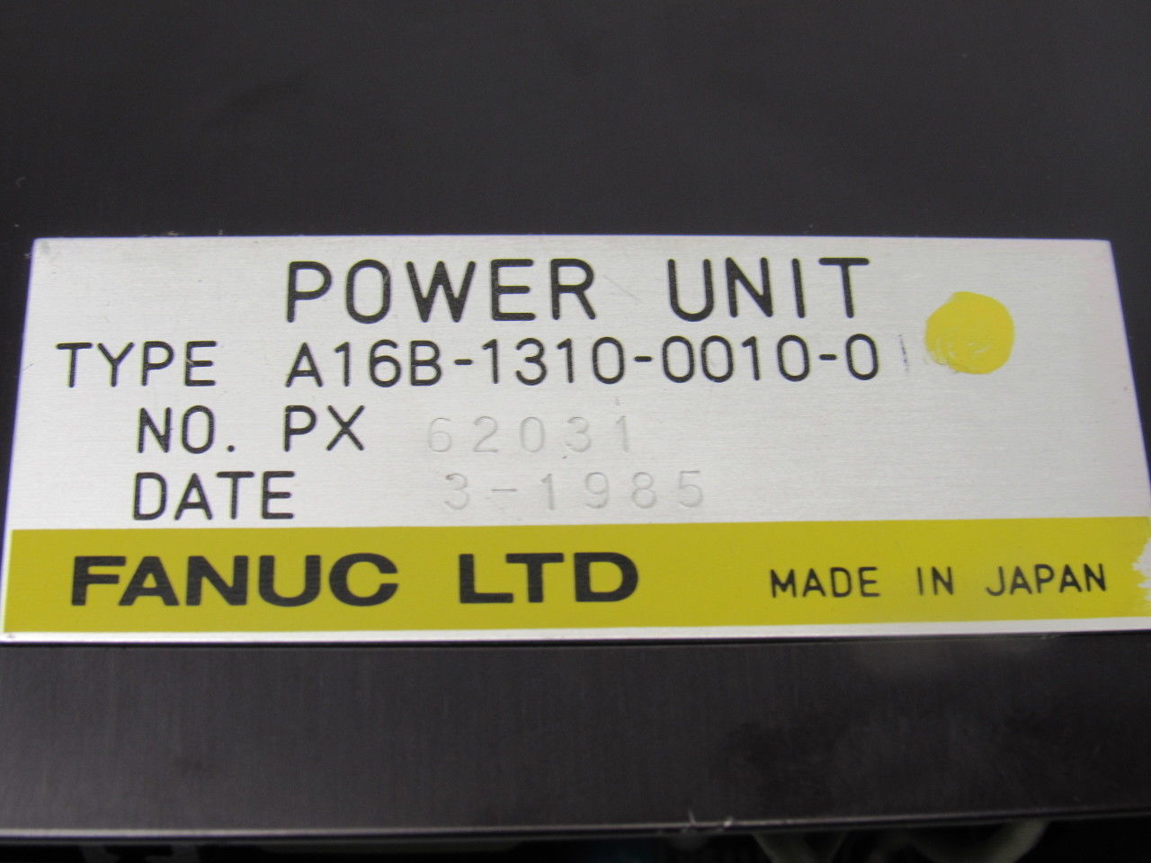 Fanuc A16B-1310-0010-0 No. PX 62031 Power Supply Module
