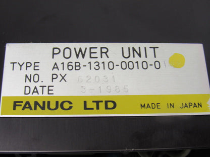 Fanuc A16B-1310-0010-0 No. PX 62031 Power Supply Module
