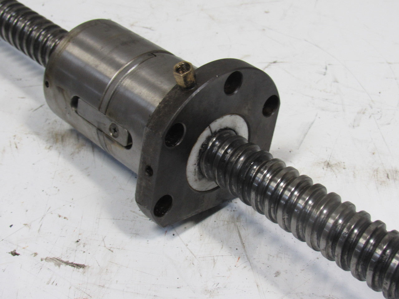 Hitachi Seiki HT 25 Ball Screw Axis Assembly From CNC Lathe